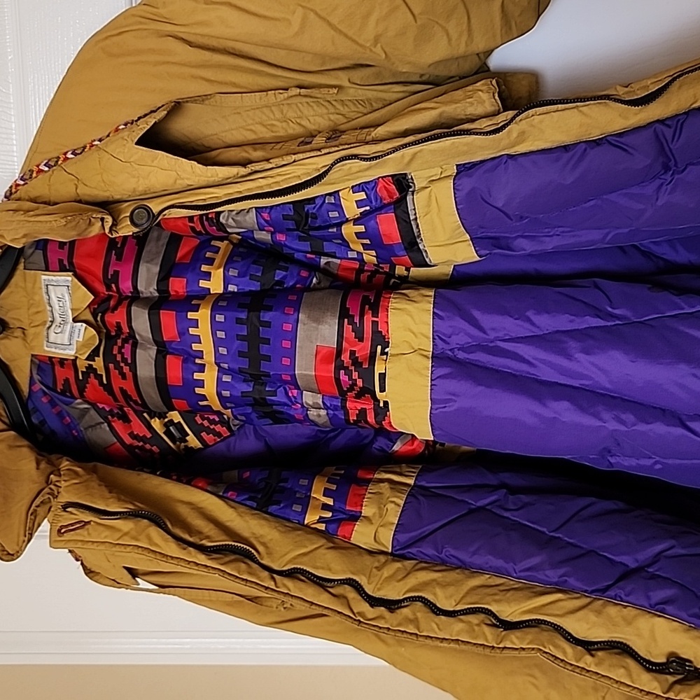1 X WOMEN'S PLUS SIZE FEATHERS FILLED VINTAGE, WINTER JACKET . - Picture 11 of 16